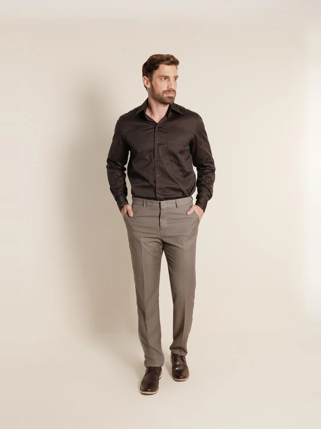 Calça social slim, KDU, referência 290, vista principal