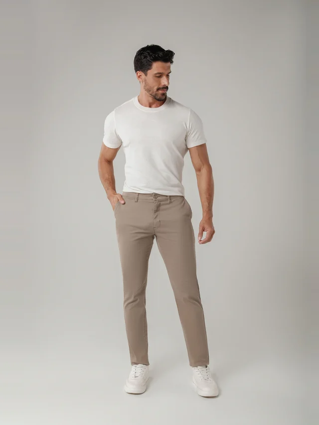 Calça casual tradicional, KDU, referência 3003, vista principal