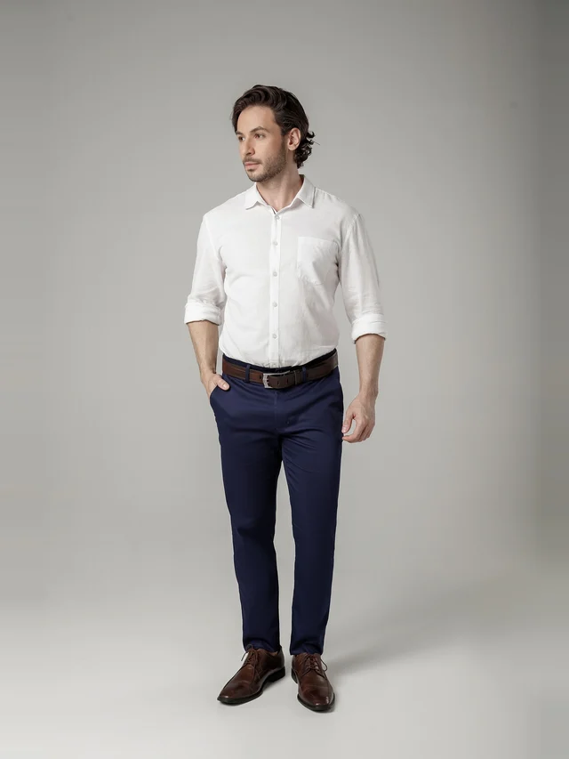Calça casual slim, KDU, referência 30110, vista principal
