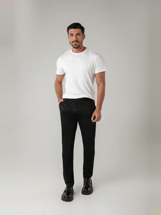 Calça casual slim, KDU, referência 30129, vista principal