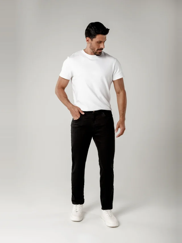 Calça casual slim, KDU, referência 30137, vista principal