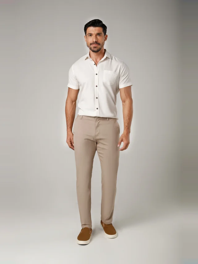 Calça casual regular, KDU, referência 30141, vista principal