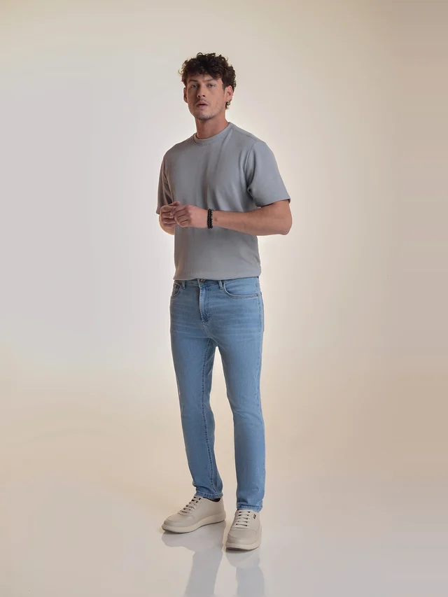 Calça jeans slim, KDU, referência 31000, vista principal