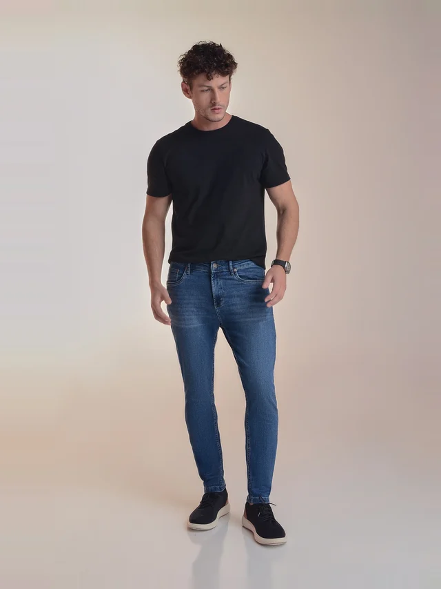 Calça jeans slim, KDU, referência 31001, vista principal