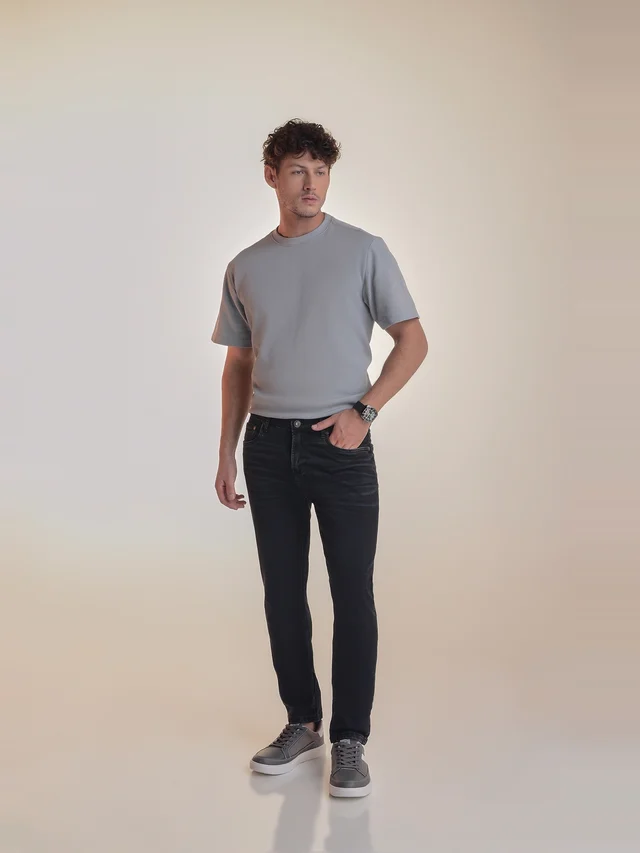 Calça jeans slim, KDU, referência 31004, vista principal
