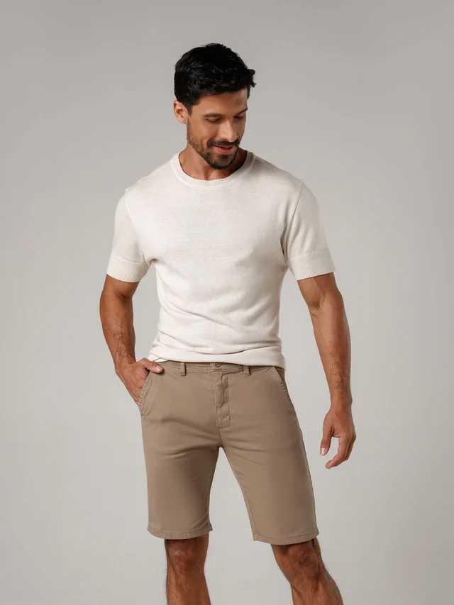 Bermuda casual slim, KDU, referência 72114, vista principal