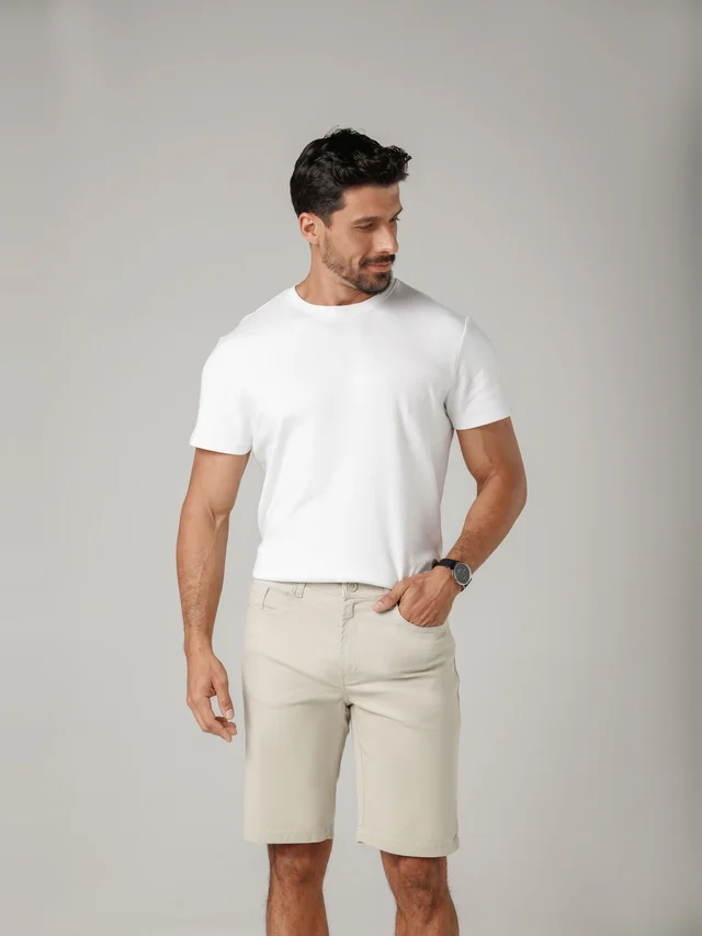 Bermuda casual slim, KDU, referência 72115, vista principal